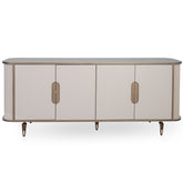 Consola TV IRIS cu RIFLAJE , Capucino 190X45X75 CM